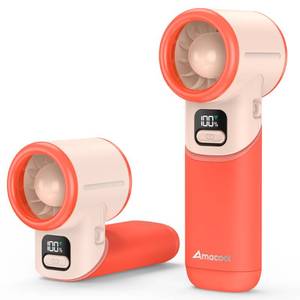 lot 8168 image: AMACOOL Portable Handheld Turbo Fan, Max 20 Hours Runtime, Gifts for Women