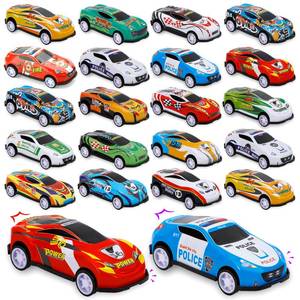 lot 8207 image: Siwarm 28 pcs Pull Back Cars Toys for Kids, Party Favors Treasure Box for Classroom Prizes Mini Vehicles Race Cars Toys Bulk Xmas Gifts Pinata Goodie Bag Stocking Stuffers for Boys Girls Toddlers