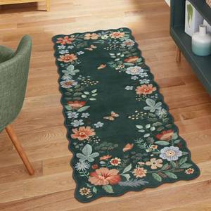 lot 8228 image: Lahome Floral Small Rug, 2x4 Kitchen Rugs Non Slip Washable Rug Ultra-Thin