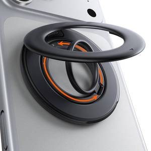 lot 8233 image: TORRAS 2025 Flagship 360 Magnetic Phone Grip Ring Holder Kickstand, Black
