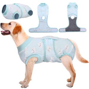 lot 8291 image: Kuoser Recovery Suit for Dogs Cats, Soft Dog Surgery Suit Female Male Spay