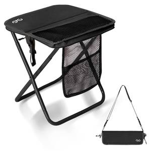 lot 8300 image: CAMDOOR Portable Collapsible Stool, 16 Inch Folding Stool Supports 400 lbs