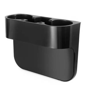 lot 13699 image: Heart Horse Cup Holder Portable Multifunction Vehicle Seat Cup Cell Phone Drinks Holder Box Car Interior Organizer (Black)