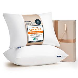 lot 13725 image: Bedsure Pillows Standard Size Set of 2, Bed Pillows for Sleeping