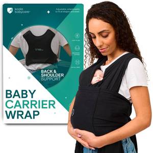 lot 13754 image: Koala Babycare Baby Carrier Wrap, Easy to Wear As a T-Shirt - Original Baby Carrier Newborn to Toddler - Sling One Size Fits All - Baby Wraps Carrier Up to 22lbs