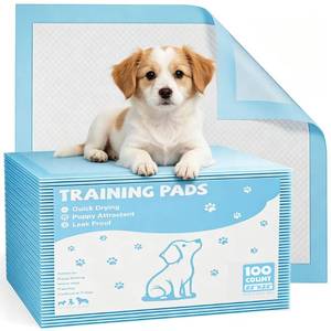 lot 13757 image: Aidoly 100 Count Puppy Pads, Potty Disposable Training Dog Pee Pads