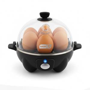 lot 13761 image: Dash Rapid Egg Cooker, 7 Hard Boiled Eggs, Black