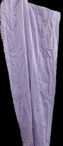 lot 14014 image: Lavender Sheer Curtains with Star Pattern