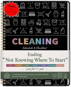 lot 14348 image: ADHD Cleaning Planner for Adults, Cleaning Schedule & Checklist Planner