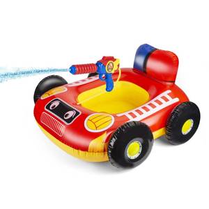 lot 19959 image: Kids Pool Floats with Water Gun, Pool Toys for Kids Ages 4-8, Fire Truck Toddler Floats for Pool, Pool Inflatables for Boys Girls and Children