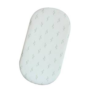 lot 19966 image: ICEBLUE HD Oval Bassinet Mattress Pad with Waterproof Bamboo Cover for Baby Crib Moses Basket Changing Basket,Waterproof,Washable,Collapsible 16X30