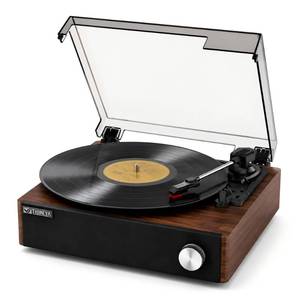 lot 19990 image: THINKYA Record Player with Built-in Speakers, Bluetooth Turntable