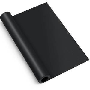 lot 19991 image: Amylove 12 X 5 ft Black Magnetic Sheet Roll, 30 Mil Flexible Vinyl