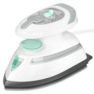 lot 20131 image: BEAUTURAL Mini Travel Steam Iron for Clothes with Dual Voltage, White