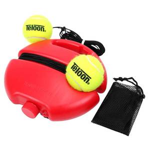 lot 20188 image: Teloon Solo Tennis Trainer Rebound Ball with String for Self Tennis Practice Training Tool for Adults or Kids Beginners with 2 String Balls Elastic and a Portable Mesh Bag