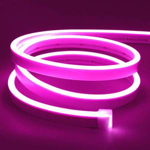 lot 20190 image: Lamomo LED Strip Lights, Pink Neon Rope, 0.39inCut DIY, 16.4ft, 12V