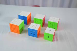 lot 20259 image: Cuberspeed Moyu MFJS WCA 2-7 Set Speed Cube Gift Box Magic Cube Bundle Collection Cube 2x2 3x3 4x4 5x5 6x6 7x7 Speed Cube stickerless Toys for Kids & Adults (Not Put Together)