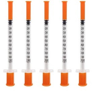lot 3022 image: Disposable Insulin Syringe 1ML 30G 8mm ISO134852016