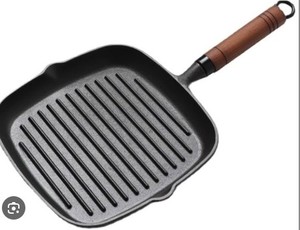 lot 4002 image: Grill Pan with Handle LPNO 58757 8206