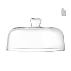 lot 7 image: EliteVibe Glass Microwave Cover 10 Inch
