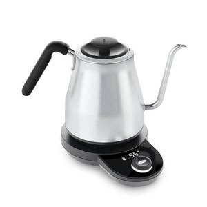lot 1742 image: OXO Brew Pour Over Gooseneck Electric Kettle - Stainless Steel