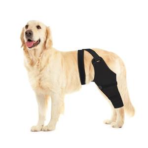 lot 2300 image: Dog Sleeve for Rear Legs to Stop Licking, Upgraded Recovery Sleeve for Hind Back Leg Wounds,TPLO, ACL Surgery, Light Comfortable Cone Alternative, Left,XL, Dark