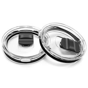 lot 2314 image: 30 oz Tumbler Lid, Replacement Lids Compatible for YETI 3032 oz Tumbler, 14 oz Mug and 35 oz Straw Mug, 2 Pack Travel Spill Proof Cup Lids Covers with Magnetic Slider Switch, BPA Free