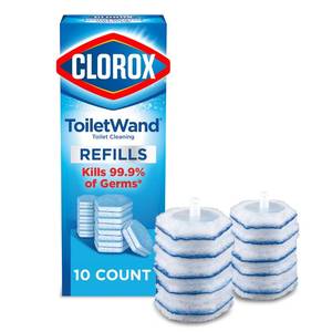 lot 2325 image: Clorox ToiletWand Toilet Cleaner Refills, Toilet brush, Original, 10 Count