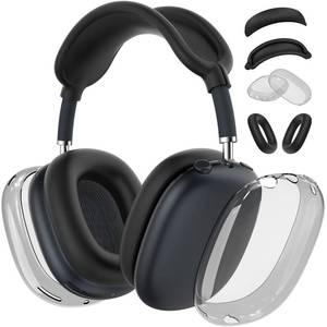 lot 2345 image: A 4 in 1 Silicone Case Cover for AirPods Max 2 AirPods Max Headphones, Black