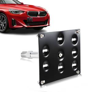 lot 2353 image: Front Tow Hook License Plate Mount Bracket Fit for BMW 2 3 4 5 Series