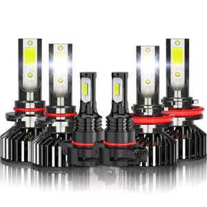 lot 2360 image: UCYAR Lights for Off-road Compatible for Chevy Silverado Light Bulbs 2007 2008 2009 2010 2011 2012 2013 2014 2015, 6000K Bright White, Plug n Play, 600% Brightness, Pack of 6