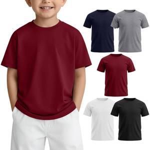 lot 2362 image: LessonZoo 5 Pack Toddler Boys Short Sleeve Shirts, 5-Color, 4T