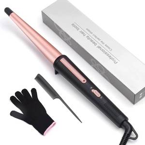 lot 2386 image: JAETON Hair Curling Iron Wand 0.5-1, 210 °C for Classic Curls & Natural Waves