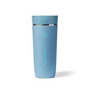 lot 2394 image: ThermoFlask Stainless Steel Travel Coffee Tumbler with Sip-N-Lok Auto-Seal Lid (16 oz, Shaded Teal) - Leakproof Insulated Mug for Coffee & Tea