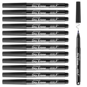 lot 2403 image: YISAN Magnetic Dry Erase Markers Ultra Fine Tip,Black,0.7mm