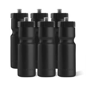 lot 2424 image: A 50 Strong  BPA-Free Sports Water Bottles, 6-Pack, 22 oz, Blue