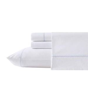lot 2437 image: Laura Ashley - Twin Sheet Set, 100% Cotton Percale with Pillowcase