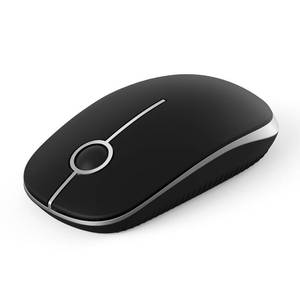 lot 2453 image: VssoPlor Wireless Mouse, 2.4G Slim Computer Laptop Mouse, Black and Silver