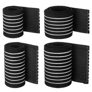 lot 4124 image: Geiserailie 4 Pcs Ice Pack Strap 4 Size Ice Belt Extender, Black