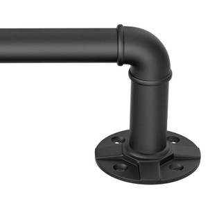 lot 5271 image: 240-Inch Extra Long Heavy Duty Adjustable Blackout Curtain Rod