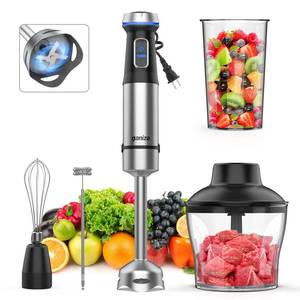lot 5303 image: Ganiza Immersion Blender 5 in 1 Hand Blender Max 1000W Heavy Duty Motor