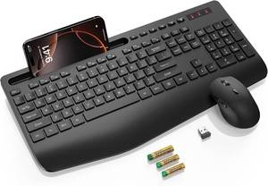 lot 7116 image: Sablute Wireless Keyboard and Mouse Combo, Full Size