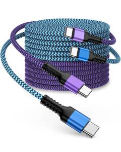lot 8350 image: iPhone 151617 Fast Charger Cable 10ft, Extra Long Type C to C Power Cord