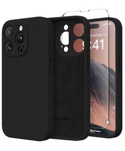 lot 8358 image: SuydanBox Magnetic for iPhone 13 Pro Case Silicone Black