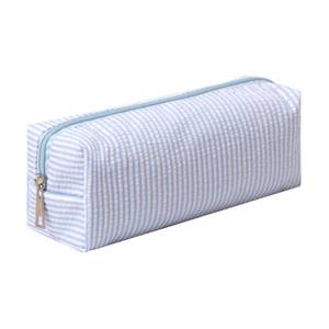 lot 8364 image: OZAOZ Cute Pencil Case Capacity Pencil Pouch Aesthetic Pen Bag Office Stationery Organizer Simple Sturdy Multifunctional Cosmetic Pouch (Light blue)