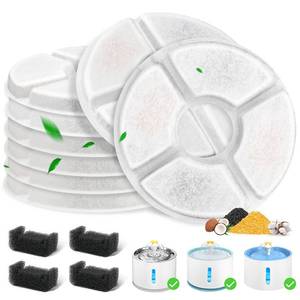 lot 8367 image: Beyolike Cat Water Fountain Filter Replacement 12-Pack