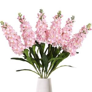 lot 8368 image: IPOPU Silk Snapdragon Artificial Flowers 31.50in Long Stem 6PCS