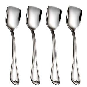 lot 8392 image: Faderic Dessert Spoons 1810 Stainless Steel Set of 4
