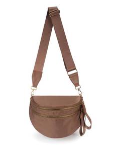 lot 8398 image: FEIBOON Nylon Crossbody Bag Brown