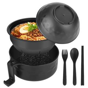 lot 8424 image: UUGLAM Microwave Ramen Bowl Set 33 oz with Chopsticks